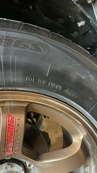 ขายแม็กTE ก้านยกหยอดแดง พร้อมยางปี23 รูปที่ 2