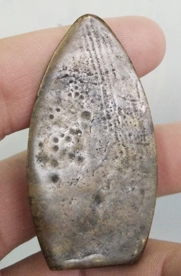 3061-พระกริ่งครึ่งซีก หลังใบโพธิ์ วัดสุทัศน์ เนื้อทองเหลืองเก่า รูปที่ 11