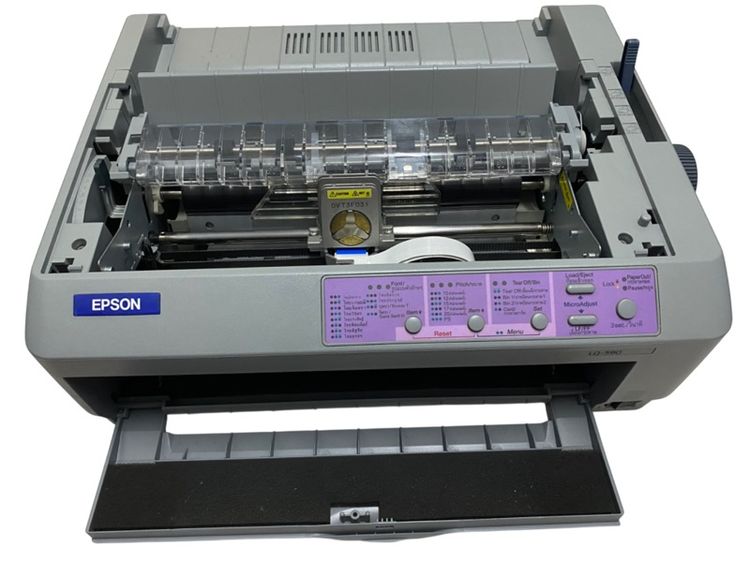 Epson LQ-590 (มือสองพร้อมใช้งาน สภาพใหม่) เครื่องพิมพ์ด็อทเมตริกซ์แคร่สั้น 24 เข็ม ปริ้นใบเสร็จ กระดาษต่อเนื่อง 5 ชั้น  รูปที่ 4