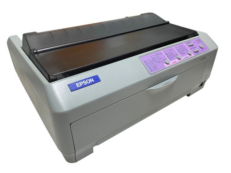 Epson LQ-590 (มือสองพร้อมใช้งาน สภาพใหม่) เครื่องพิมพ์ด็อทเมตริกซ์แคร่สั้น 24 เข็ม ปริ้นใบเสร็จ กระดาษต่อเนื่อง 5 ชั้น  รูปที่ 2