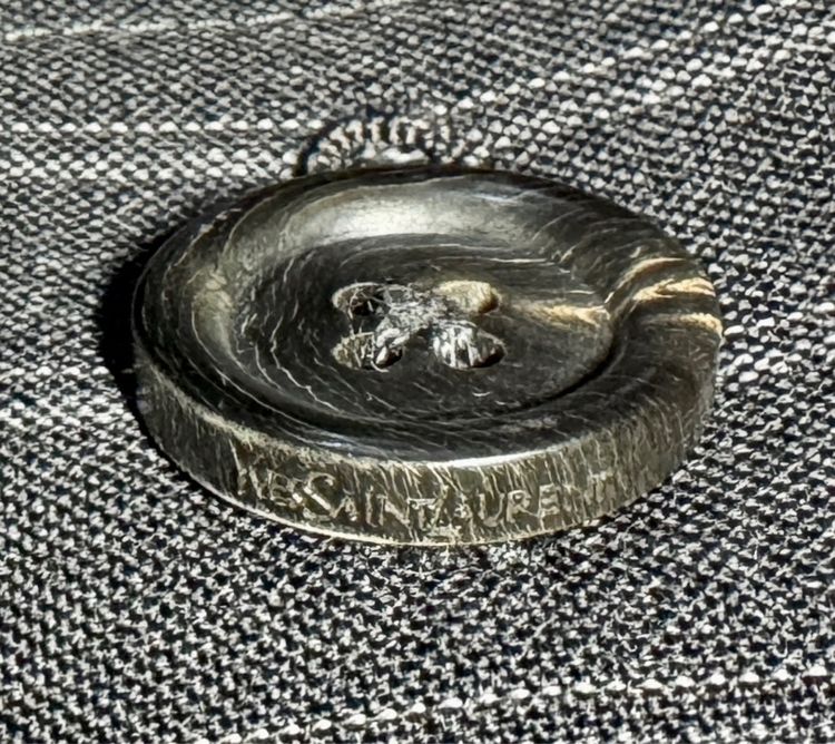 ⚠️FREE TIE YSL‼️ชุดสูท  ของแท้ ORIGINAL Saint Laurent➖YSL▪️MADE IN ITALY  รูปที่ 8