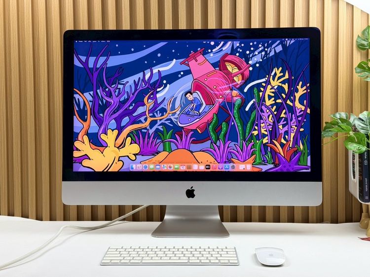 Apple แมค โอเอส 16 กิกะไบต์ อื่นๆ ไม่ใช่ iMac 27-inch Retina 5K 2Late 015 Ram24GB SSD480GB