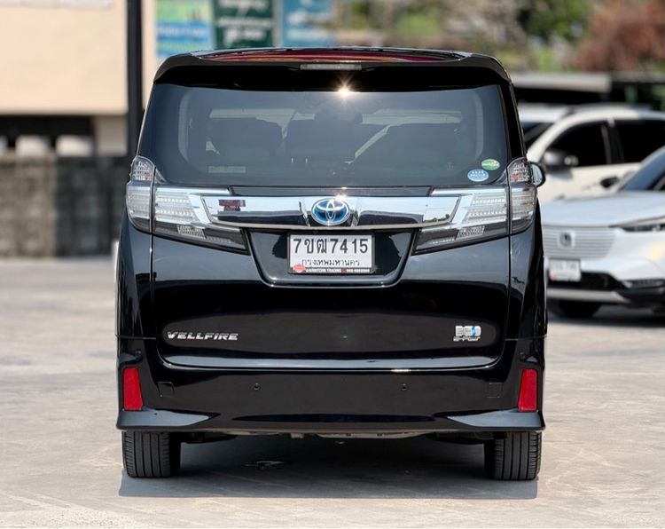 Toyota Vellfire 2015 2.5 Hybrid E-Four 4WD Utility-car เบนซิน ไม่ติดแก๊ส เกียร์อัตโนมัติ ดำ รูปที่ 4
