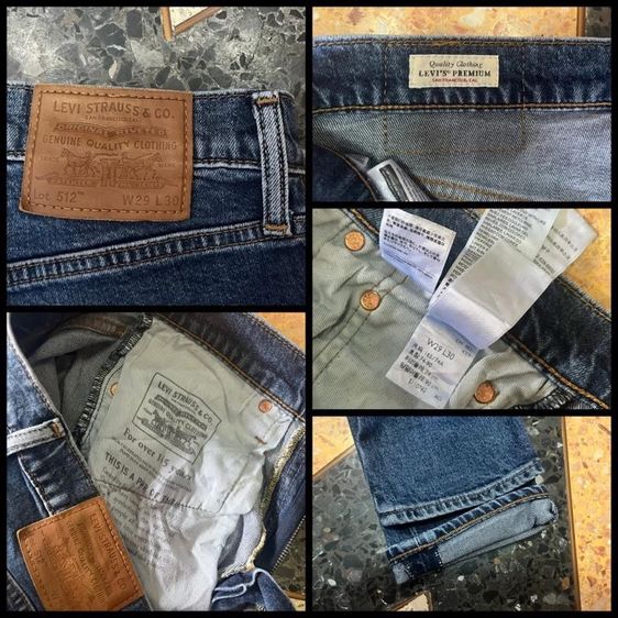 📌LEVI’S 512👖 -BIG E Premium เอว29-30 รูปที่ 6