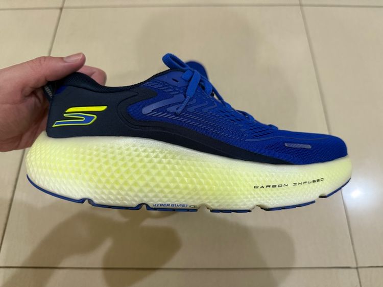 นำเงินเข้ม รองเท้าวิ่งผู้ชาย Skechers Max Road6 ไซส์ 8US (41EUR) ของแท้ สภาพใหม่มาก