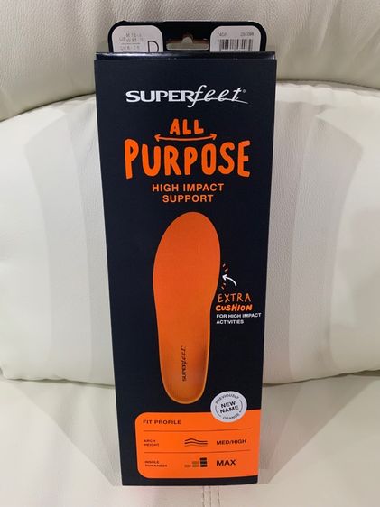 แผ่นรองเท้าเพื่อสุขภาพ Superfeet รุ่น All-Purpose High Impact ไซส์ D (ยาว 27 ซ.ม.) รูปที่ 5