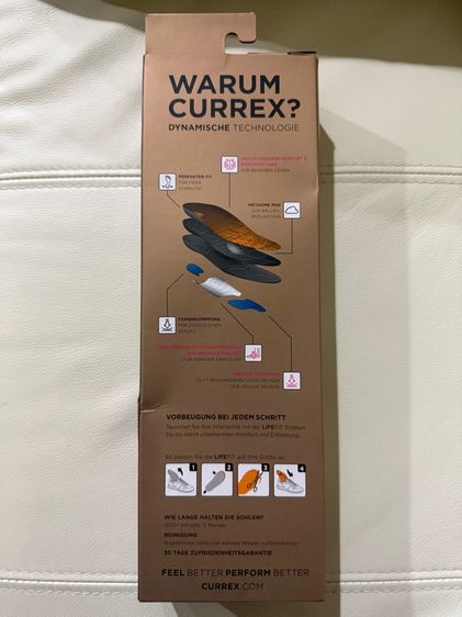 แผ่นรองเท้า Currex Lifefit นวัตกรรมจากประเทศเยอรมัน สำหรับคนอุ้งเท้าสูง High Profile ไซส์ M (ยาวประมาณ 27 ซ.ม.) รูปที่ 8