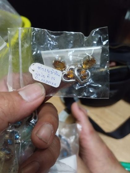 ขายเครื่องประดับเงิน925 ฝังพลอย แท้. ราคาถูก รูปที่ 4