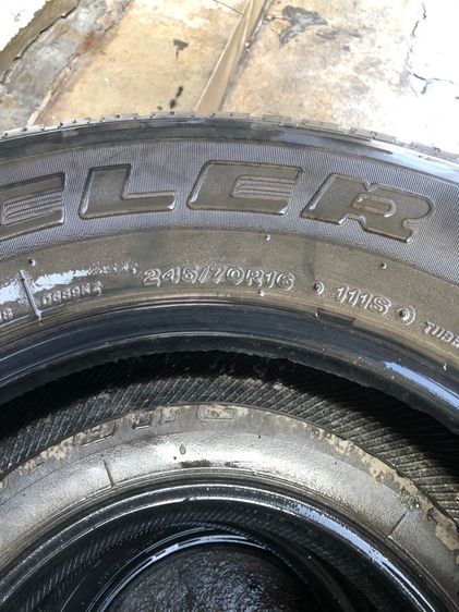 ยางรถกะบะเก่าBridgestone  245 70R16 เส้นละ100 บาท รูปที่ 5