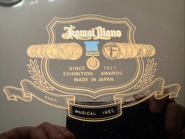 piano KAWAI-K3 made in japan ใช้น้อยมือเดียว สภาพใหม่ รูปที่ 10