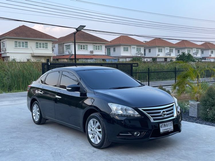 Nissan Sylphy 2015 1.6 V Sedan เบนซิน ไม่ติดแก๊ส เกียร์อัตโนมัติ ดำ รูปที่ 3