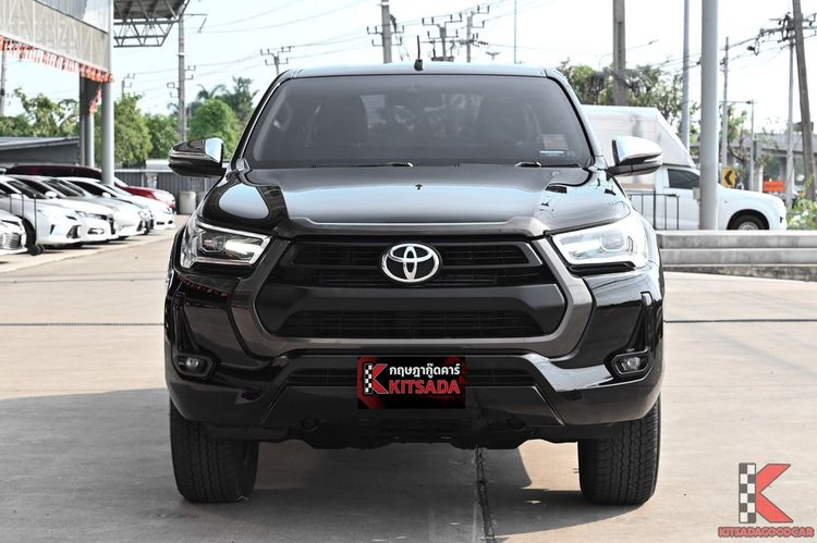 Toyota Hilux Revo 2021 2.4 Prerunner Mid Pickup ดีเซล ไม่ติดแก๊ส เกียร์อัตโนมัติ ดำ รูปที่ 2