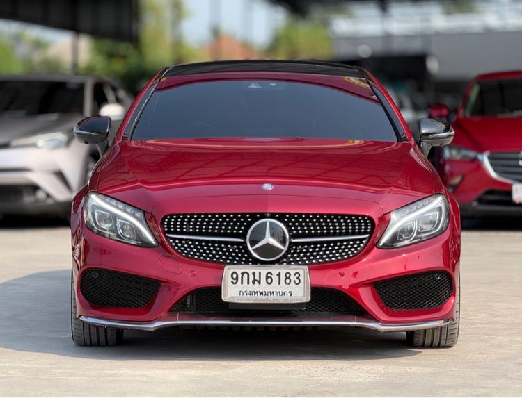 Mercedes-Benz C-Class 2016 C250 Sedan เบนซิน ไม่ติดแก๊ส เกียร์อัตโนมัติ แดง รูปที่ 3