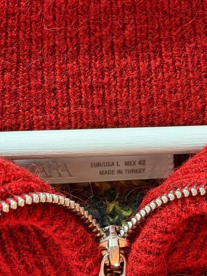 Zara Sweater Polo Red รูปที่ 2