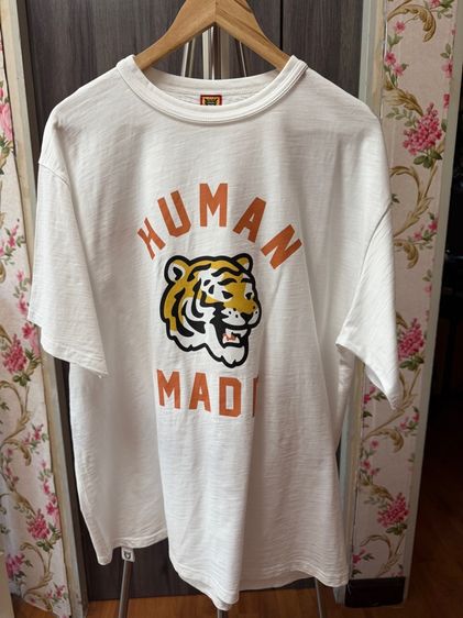 ขาว XXL แขนสั้น เสื้อทีเชิ้ต อื่นๆ T Shirt Human Made Tiger White