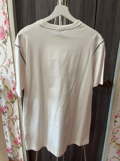 T Shirt Adidas White Grey รูปที่ 2