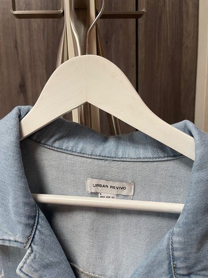 Shirt URBAN ยีนส์ผ้าบางเสื้อ รูปที่ 2