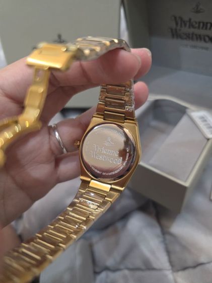 นาฬิกา Vivienne Westwood limehouse 34mm Gold Green สภาพสวยๆ 3,800บาท พร้อมกล่อง ถุง รูปที่ 2