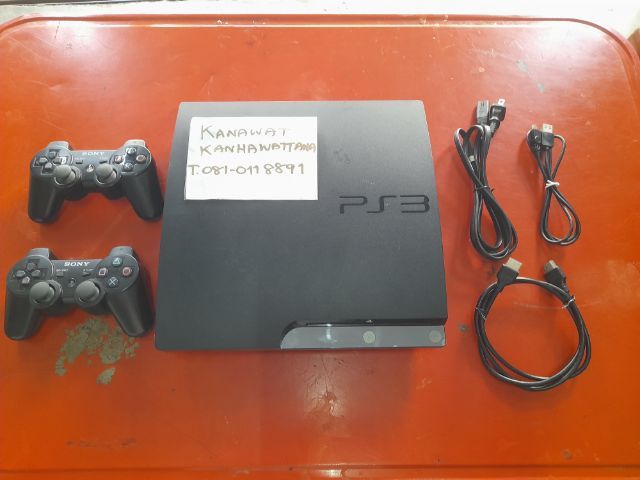 Sony เครื่องเกมส์โซนี่ เพลย์สเตชั่น PS3 (Playstation 3) เชื่อมต่อไร้สายได้ เล่นเกม PS3 Slim 2501a
