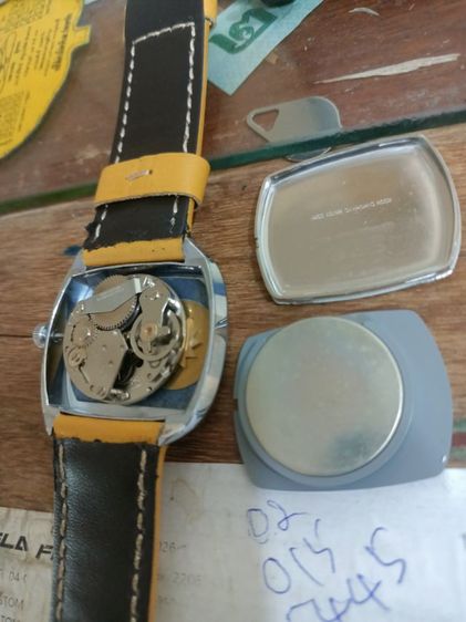 Vintage rare Lanco Digital Jump Hour Manual Winding Men's Made Swiss 1965 ระบบไขลาน งานเก่า เรือนใหญ่ทรงถังเบียร์ มัน มัน เครื่องสวย เดินปรกติ  รูปที่ 8