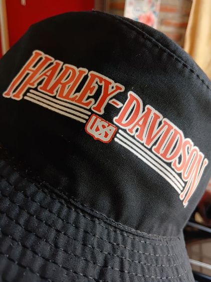 หมวกและหมวกแก๊ป หมวกวินเทจ
Harley Davidson Bucket Hat XL