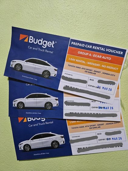 คูปองรถเช่า Budget Group A รูปที่ 2
