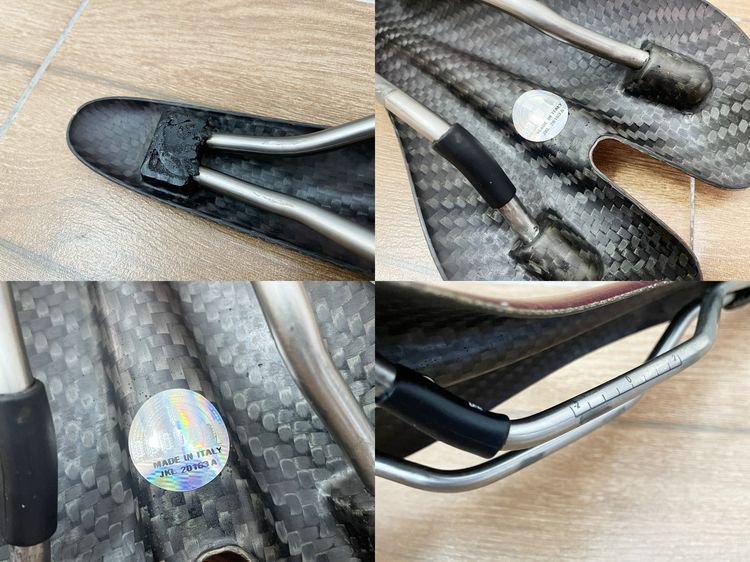 เบาะsam marco Aspide Carbon Red รูปที่ 5