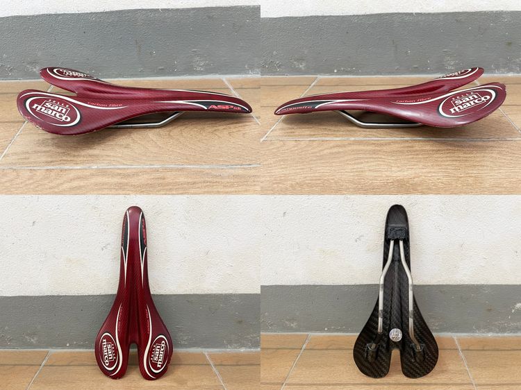 เบาะsam marco Aspide Carbon Red รูปที่ 2