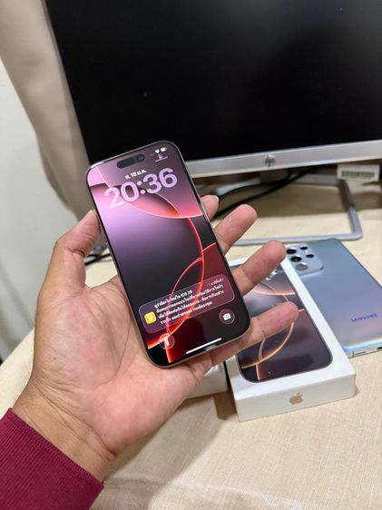 iPhone 16 Pro 128GB Desert Titanium เดิมๆ สวยใส ไร้รอย สอบถามเพิ่มเติมได้ครับ รูปที่ 2