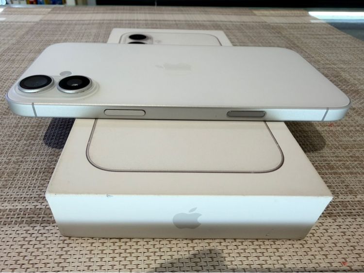 iPhone 16 Plus 128 สีขาวผ่อนได้ รับเทิร์น รูปที่ 4