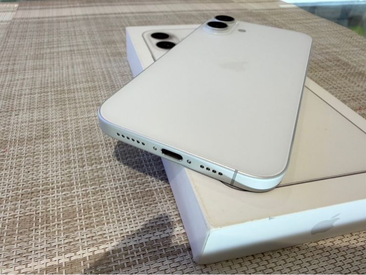 iPhone 16 Plus 128 สีขาวผ่อนได้ รับเทิร์น รูปที่ 5