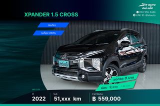 2022 Mitsubishi Xpander 1.5 CROSS AT ดำ - รุ่นท็อปCROSS วารันตี-2027 7ที่นั่ง ประวัติครบ รถสวย รถบ้าน เจ้าของขายเอง ฟรีดาวน์