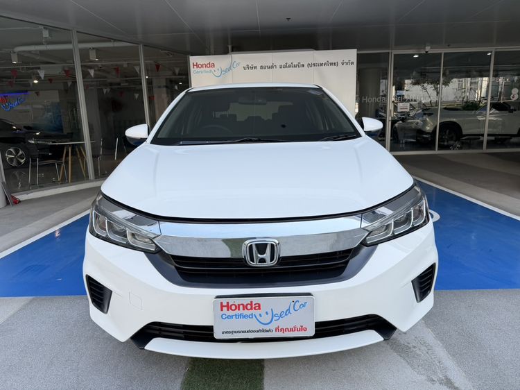 Honda City 2022 1.0 V Sedan เบนซิน ไม่ติดแก๊ส เกียร์อัตโนมัติ ขาว รูปที่ 2