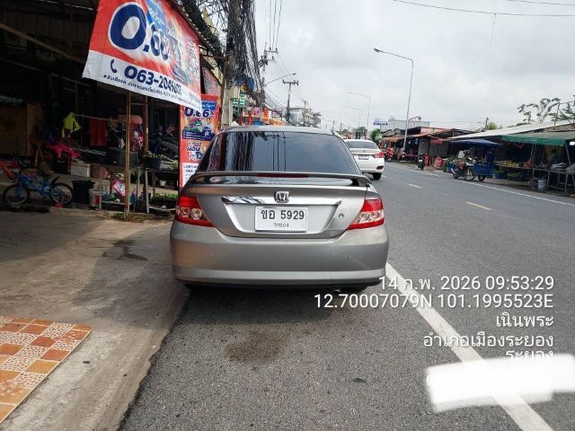 Honda City 2005 1.5 ZX SV VTEC Sedan เบนซิน ไม่ติดแก๊ส เกียร์อัตโนมัติ บรอนซ์ทอง รูปที่ 2
