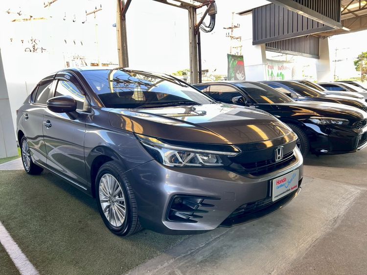 Honda City 2022 1.0 V เบนซิน ไม่ติดแก๊ส เกียร์อัตโนมัติ เทา รูปที่ 3