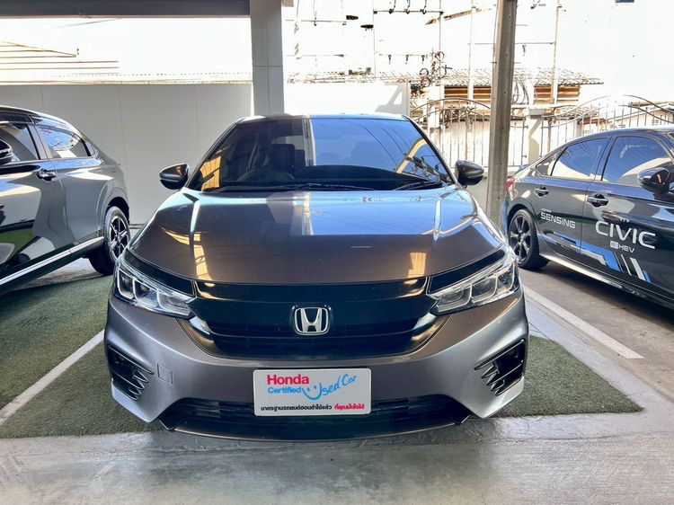 Honda City 2022 1.0 V เบนซิน ไม่ติดแก๊ส เกียร์อัตโนมัติ เทา รูปที่ 2