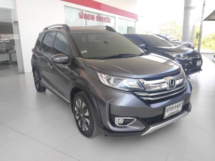 Honda BR-V 2019 1.5 SV Utility-car เบนซิน ไม่ติดแก๊ส เกียร์อัตโนมัติ เทา รูปที่ 3