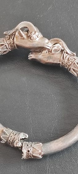 กำไลเงินแท้ งานนอกหัวแพะประมานปี1960 รูปที่ 14