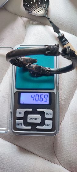 กำไลเงินแท้ งานนอกหัวแพะประมานปี1960 รูปที่ 17