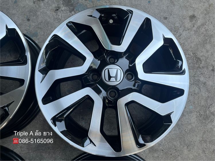 ✨ล้อแม็ก✨Honda Jazz GK ขอบ 15 สีดำหน้าเงา💖สวยกริ๊บ💖 รูปที่ 5