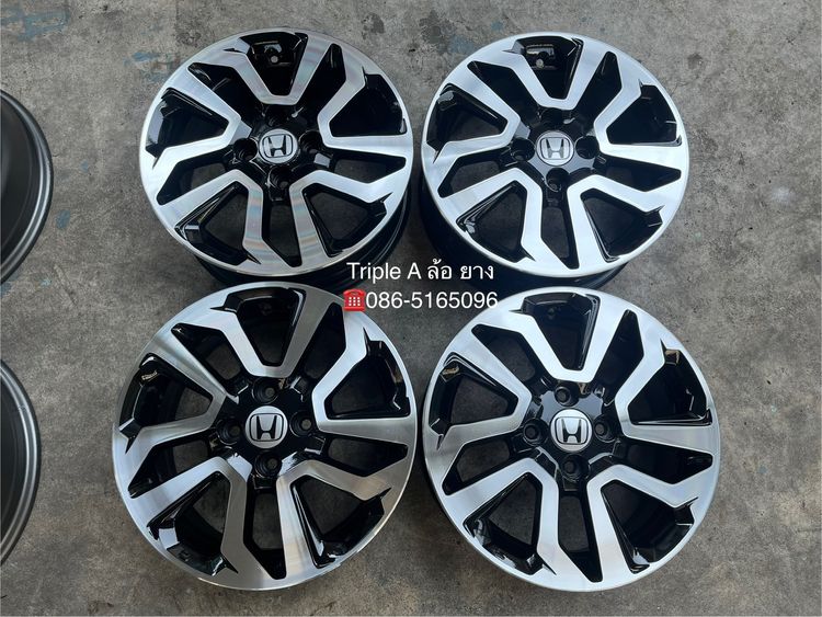 ✨ล้อแม็ก✨Honda Jazz GK ขอบ 15 สีดำหน้าเงา💖สวยกริ๊บ💖 รูปที่ 7