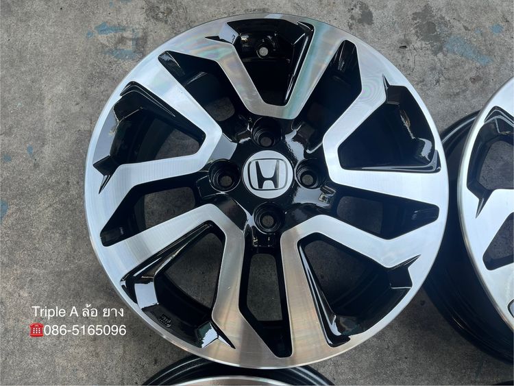 ✨ล้อแม็ก✨Honda Jazz GK ขอบ 15 สีดำหน้าเงา💖สวยกริ๊บ💖 รูปที่ 4