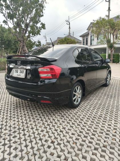 Honda City 2012 1.5 S Sedan เบนซิน ไม่ติดแก๊ส เกียร์ธรรมดา ดำ รูปที่ 4