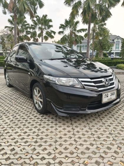 Honda City 2012 1.5 S Sedan เบนซิน ไม่ติดแก๊ส เกียร์ธรรมดา ดำ รูปที่ 3