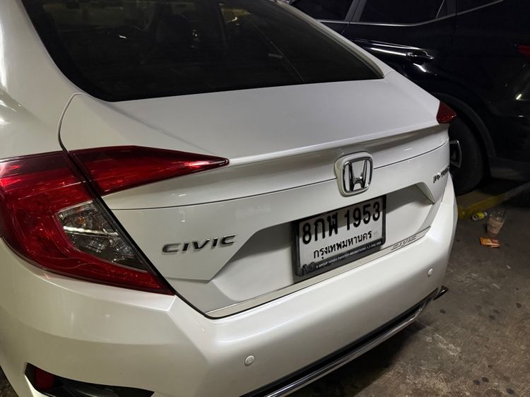 Honda Civic 2019 1.8 EL i-VTEC Sedan เบนซิน ไม่ติดแก๊ส เกียร์อัตโนมัติ ขาว รูปที่ 4