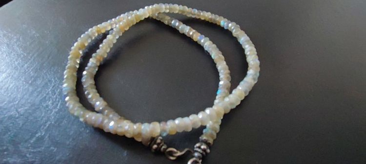 สร้อยคอเงิน ลูกปัดหินแท้งานเก่า รูปที่ 14