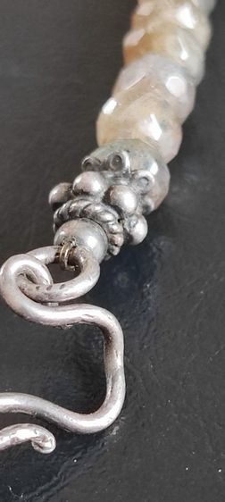 สร้อยคอเงิน ลูกปัดหินแท้งานเก่า รูปที่ 3