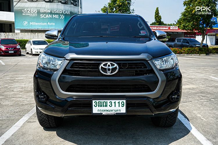Toyota Hilux Revo 2021 2.4 Entry Pickup ดีเซล เกียร์ธรรมดา ดำ รูปที่ 4