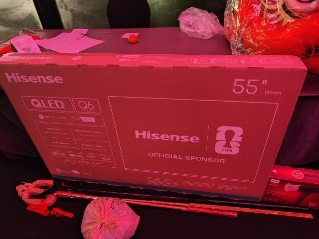อื่นๆ ขายทีวี มือ 1 hisense 55Q6Q จับฉลากได้