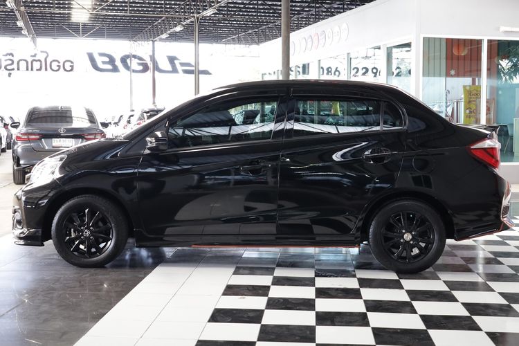 Honda Brio 2019 1.2 Amaze SV Sedan เบนซิน ไม่ติดแก๊ส เกียร์อัตโนมัติ ดำ รูปที่ 4